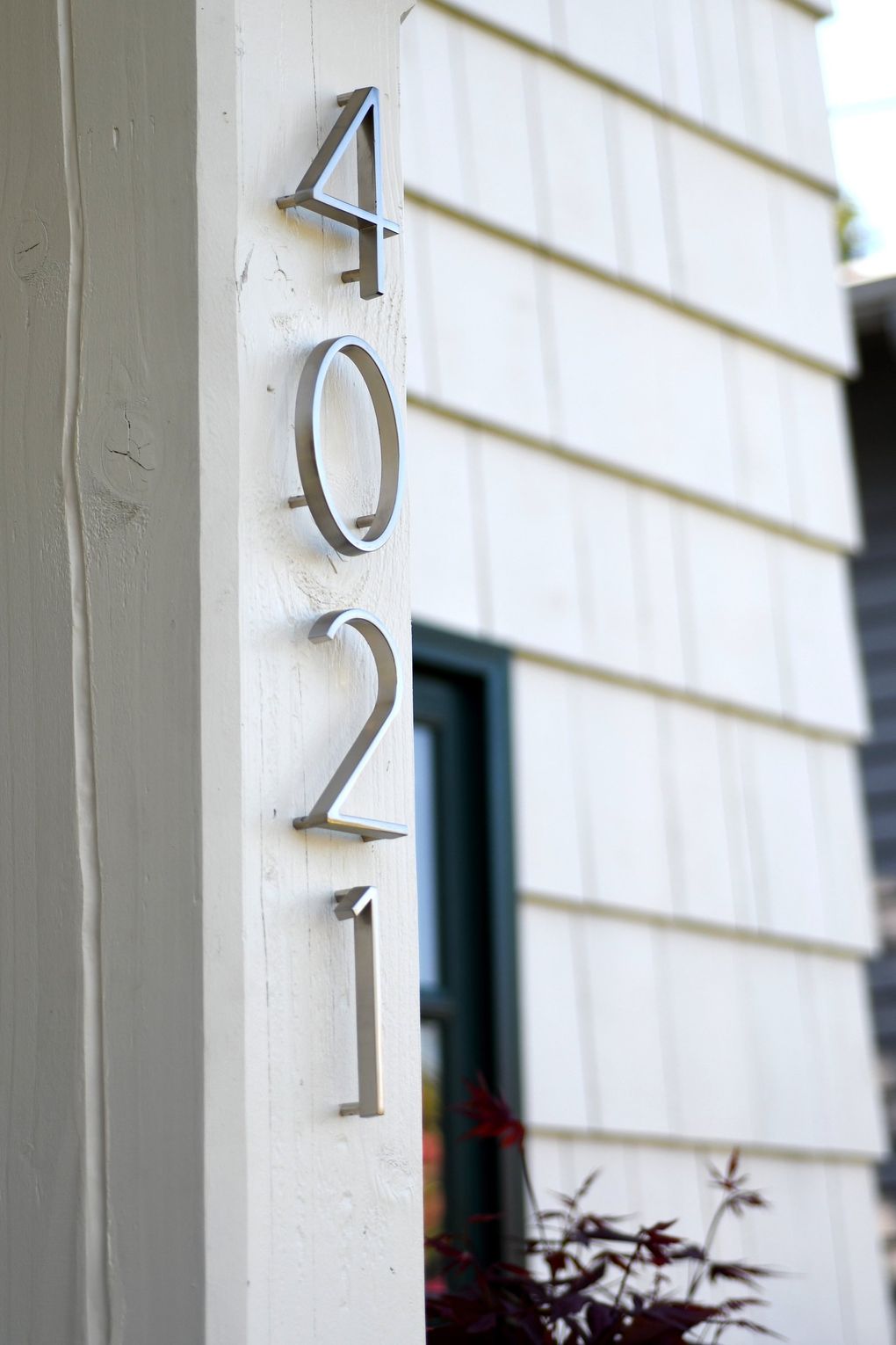 Any time you have four numbers, say, a house number, you can play a game trying to get the figures to equal 24. In this case, 24 x 1 – 0 = 24. (JiaYing Grygiel)