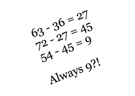 Subtracting Reverses